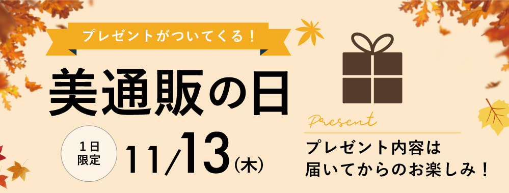 美通販の日バナー