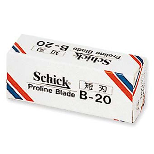 シック プロライン用替刃 短刃 B-20 20枚入