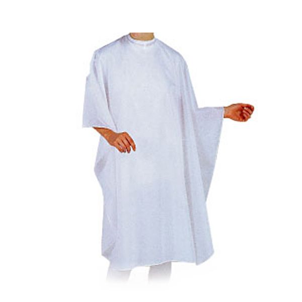 袖無カラークロス S～L ホワイト