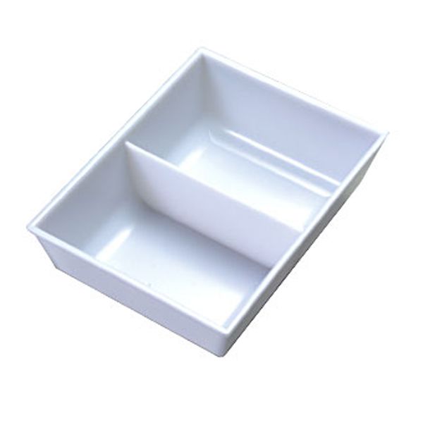 米正 エバーメイト舟底ピンケース ホワイト 仕切付