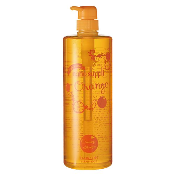 サニープレイス ヘアオペ ナノサプリクレンジングシャンプー オレンジ（OR）  1L