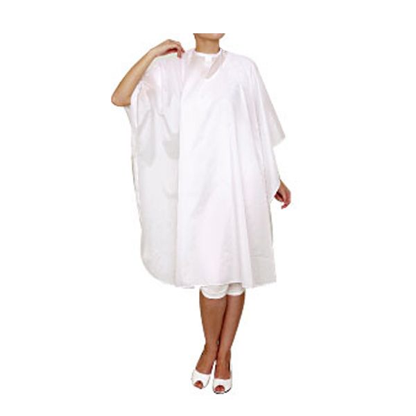 131エコノミークロス(袖無) カット＆パーマ&シャンプー用 ホワイト