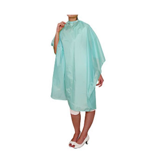 131エコノミークロス(袖無) カット＆パーマ&シャンプー用 ライトブルー