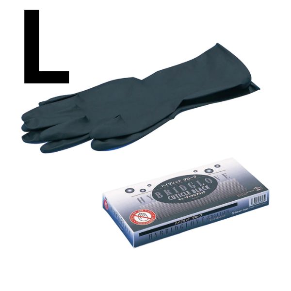 ハイブリッドグローブ キューティクルブラック L