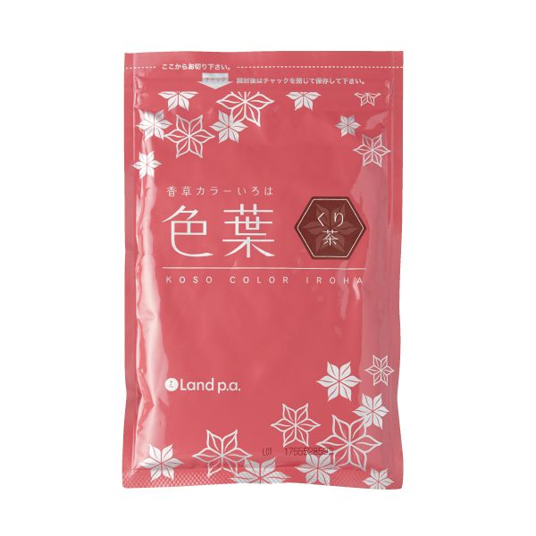 ランドプランニングアソシエーツ 香草カラー 色葉 くり茶 300g(100g×3)