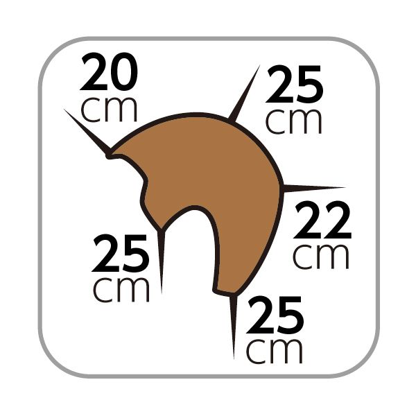 国家試験練習用ウイッグ S-27 (メイク有りタイプ・人毛100%)【3
