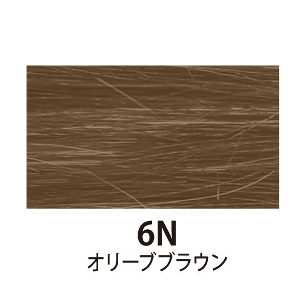 ヒューマンヘアシールエクステ ライトカラー 10シート(20本分) オリーブブラウン 6N 45cm