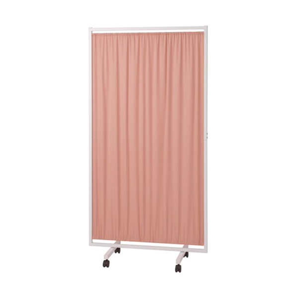 西村製作所 抗菌衝立スクリーン アミカルキャスターS ピンク
