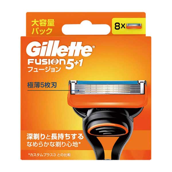 ジレット フュージョン マニュアル5+1替刃8B(8個入)
