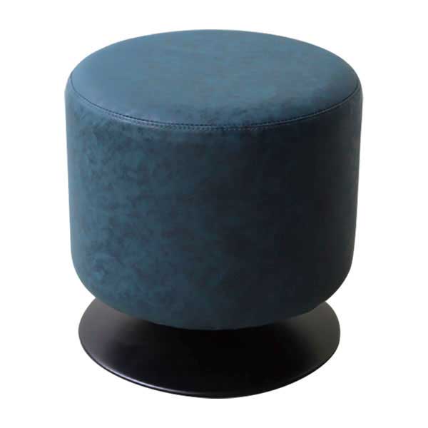 ラウンドスツール ネイビー 2脚セット