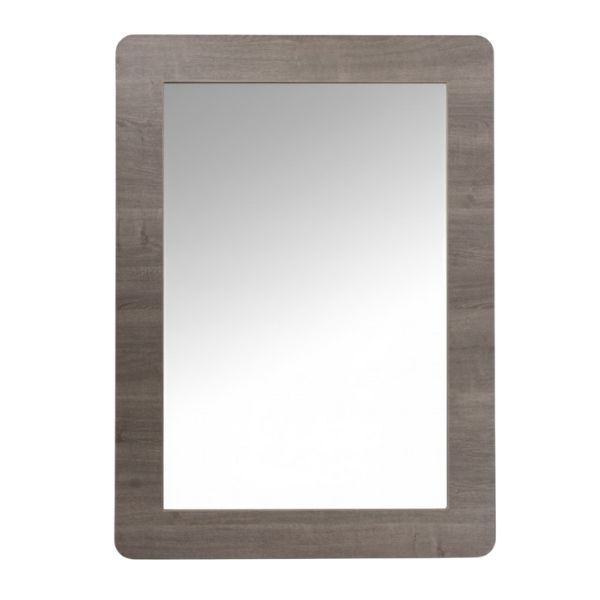 ノルディックウォールミラーL アンティークブラウン thick frame