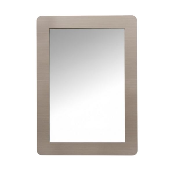 ノルディックウォールミラーL ベージュ thick frame