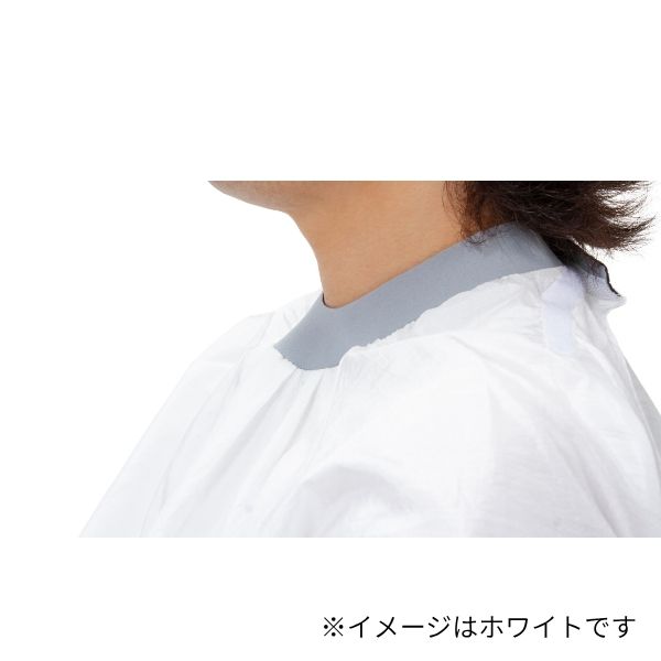 901首にぴったりフィットするシワ加工カットクロス ロング(袖付) ピンク 7