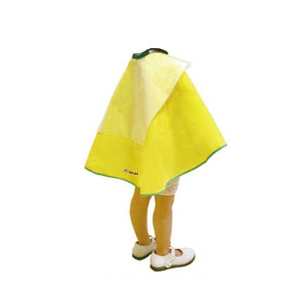 子供用バックシャンプークロス イエロー×グリーン(名入有)