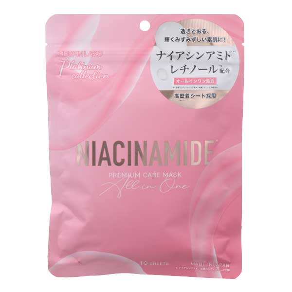 ナイアシンアミド マスク プレミアムケアマスク 10枚入