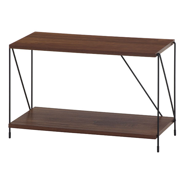 EZBOワイヤーラック2段 60幅 MBR ミディアムブラウン