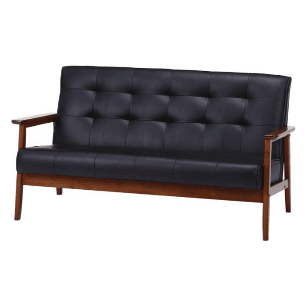 バイキャストPUソファー フレンズDBR 2P 846