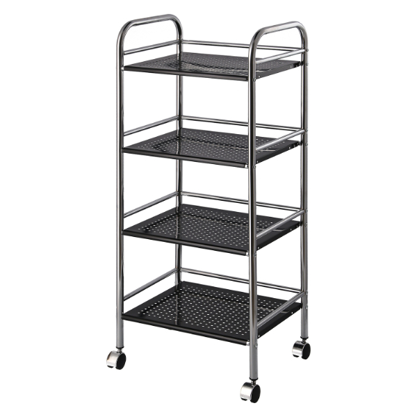 マルチワゴン4段 BK/CR ブラック