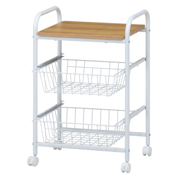 キッチンワゴン FBC-01-1 WH/NA