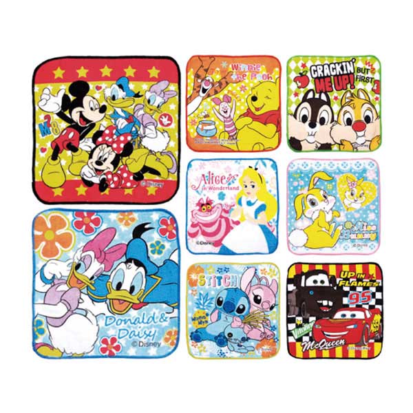 キャラクターオールスター カラフルミニタオル（50セット）