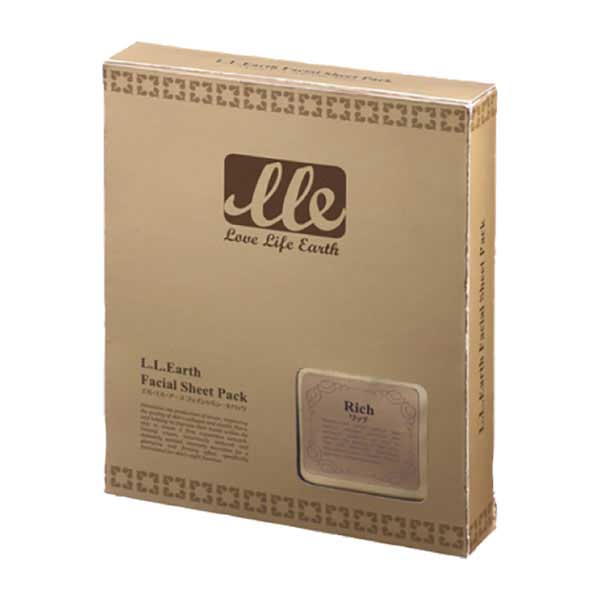 LLE フェイシャルシートパック リッチ 6枚入