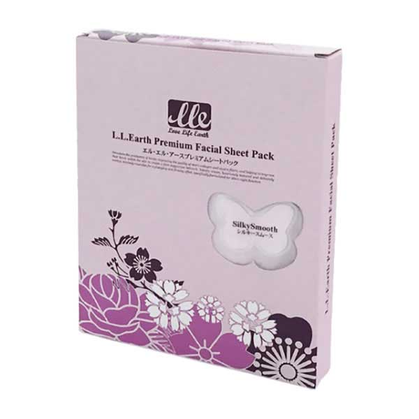 LLE プレミアムフェイシャルシートパック シルキースムース 5枚入