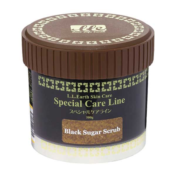 LLE ブラックシュガー スクラブ 500g