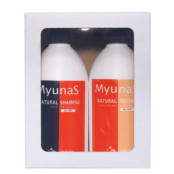 ミュナス ナチュラルシャンプー&トリートメントセット ZA（包装費用は別途90円いただきます）