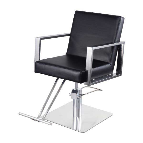 スタイリングチェア GR-01（シート+ベース） ブラック