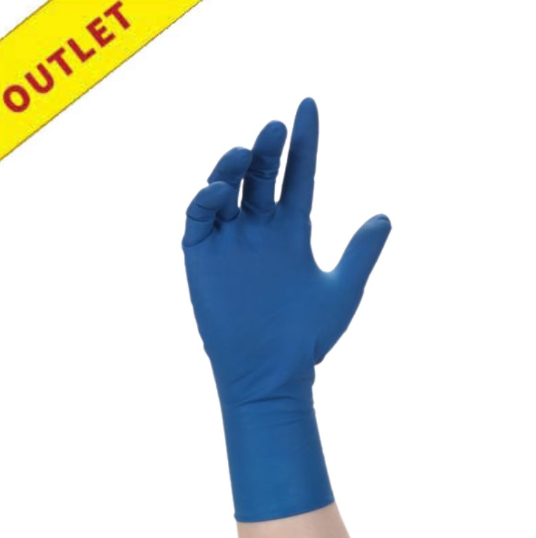 【アウトレット】MANA ブルーグローブ エクストラロング 50枚入  S