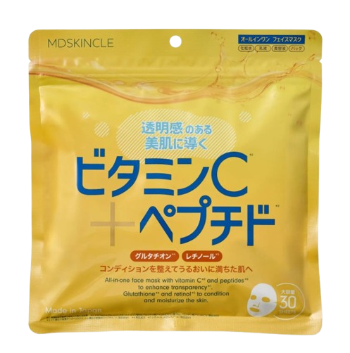 ビタミンC+ペプチド フェイスマスク 30枚
