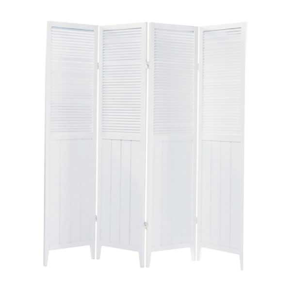 木製4連パーテーションOP-510WH 025879