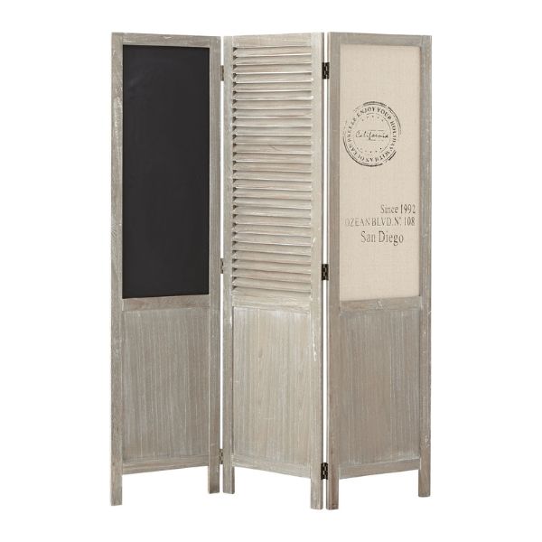 木製3連パーテーション（黒板付）TSS-654 170050