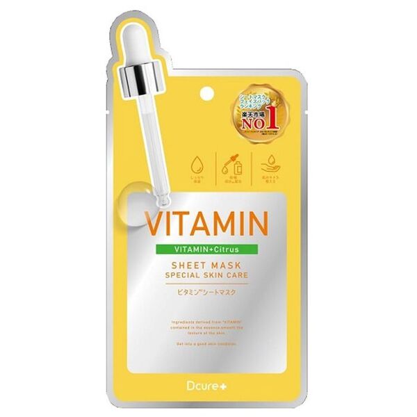 Dcure+ シートマスク ビタミン  1枚