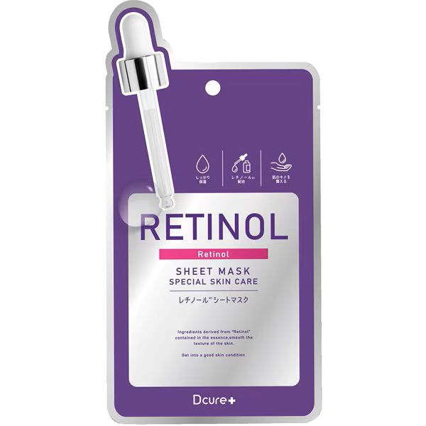 Dcure+ シートマスク レチノール 1枚
