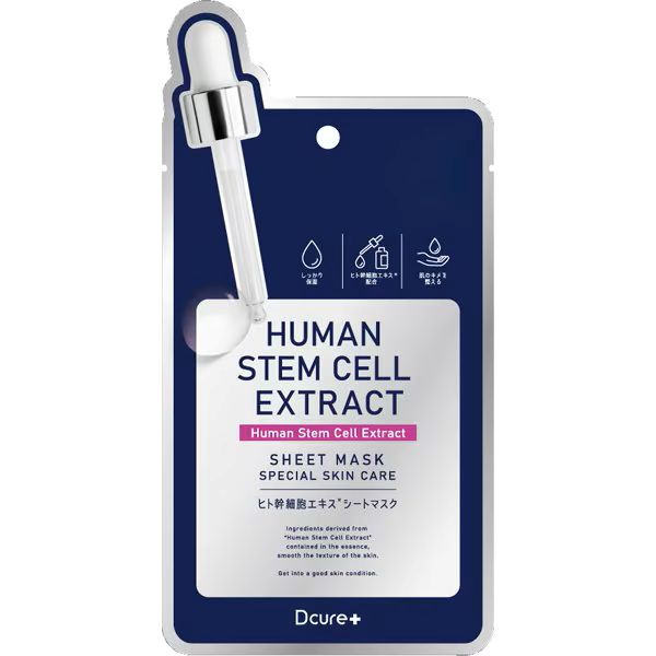 Dcure+ シートマスク ヒト幹細胞エキス 1枚