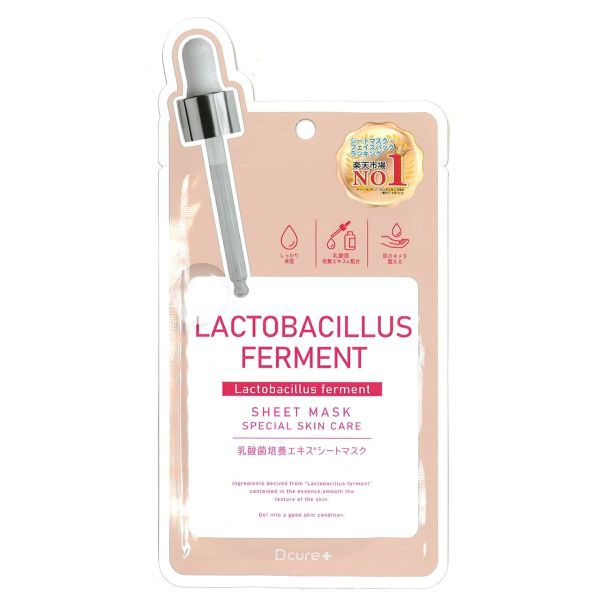Dcure+ シートマスク 乳酸菌 1枚