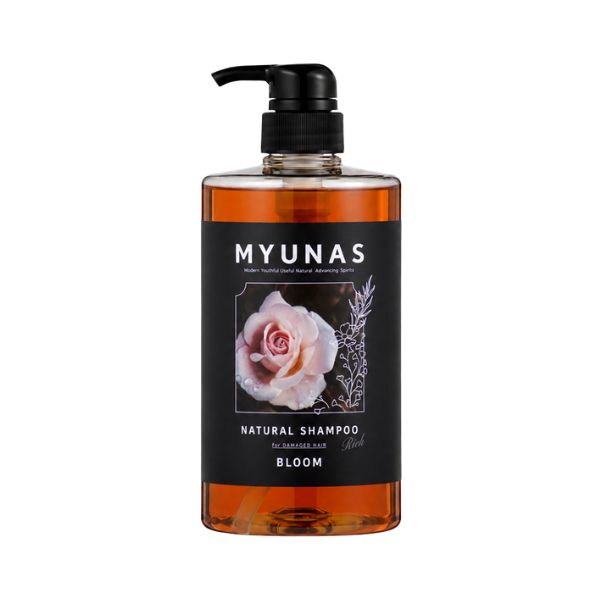 ミュナスナチュラルシャンプー リッチブルーム 600ml