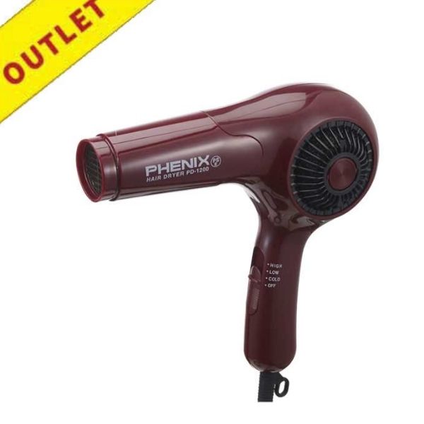 【アウトレット】フェニックス1200 イオンヘアドライヤー レッド