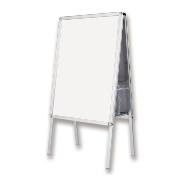 転倒防止アルミ枠ポスタースタンド A1 両面 APS-A1
