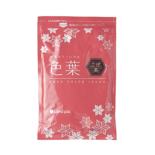 ランドプランニングアソシエーツ 香草カラー 色葉 こげ茶 300g(100g×3)