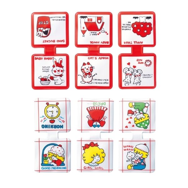 チャーミーレトロ マグネットクリップ 3個組 15セット