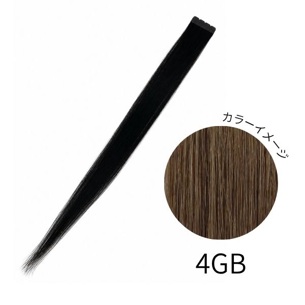 シールエクステンションSTANDARD 4GB (人毛・ファイバー混・53cm・40束・40束）