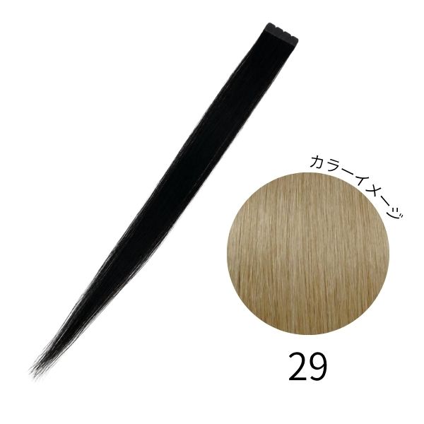 シールエクステンションSTANDARD 29 (人毛・ファイバー混・53cm・40束・40束）