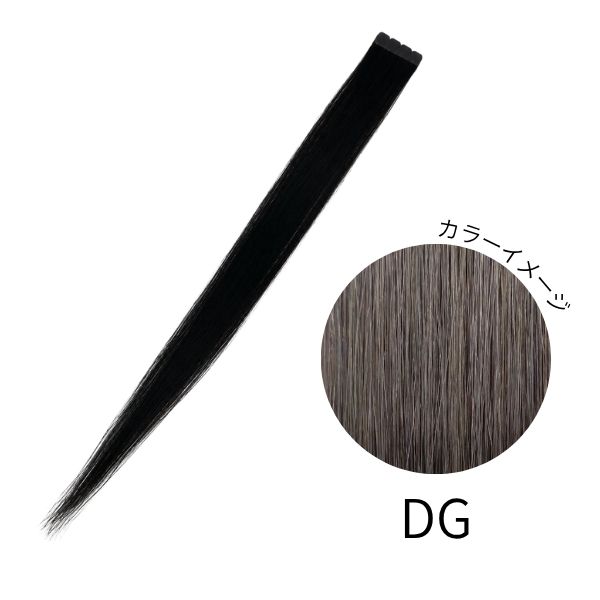 シールエクステンションSTANDARD DG (人毛・ファイバー混・53cm・40束・40束）