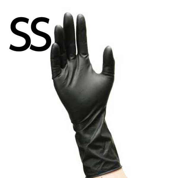 オカモト ブラックグローブ（50枚入）SS  （サービス ）