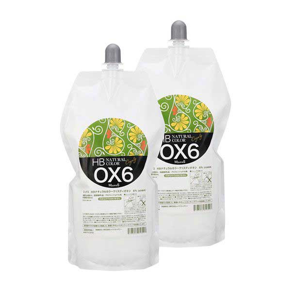 ミュナス HBナチュラルカラークリスティオキシ 2Lセット（1L×2）