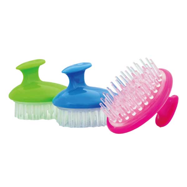 リフレッシュシャンプーブラシ ダック 3色アソート (24セット)