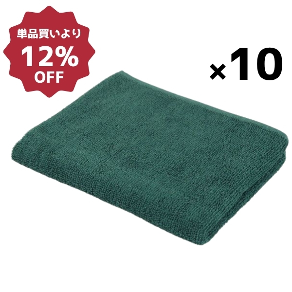 240匁スレン染めタオル(10枚入)フォレスト10セット