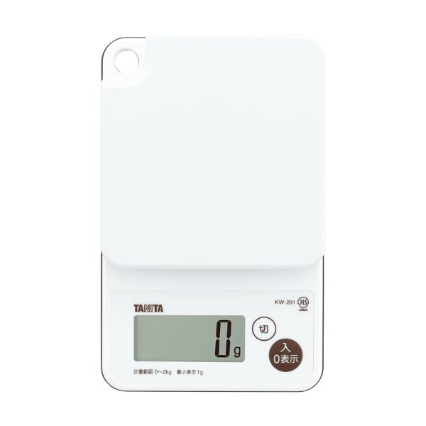 タニタデジタルクッキングスケール KW-201 ホワイト